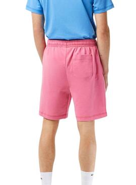 Bermudas Lacoste Club Rose pour Homme