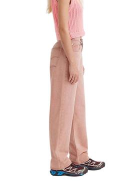 Pantalon Jeans Levis 501 90S Rouge pour Femme