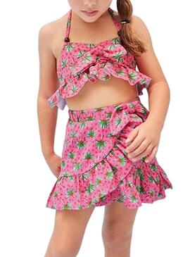 Jupe Mayoral Paréo Knitted Rosa pour Fille