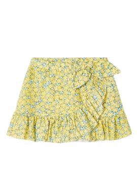 Jupe Mayoral Pareo Knitted Jaune pour Fille