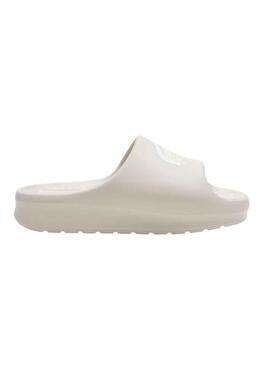 Flip flops Lacoste Serve Slide Blanc pour Femme