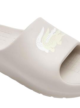 Flip flops Lacoste Serve Slide Blanc pour Femme