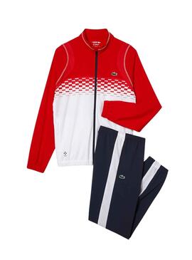Survêtement Lacoste Daniil Medvedev Rouge pour Homme