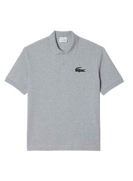 Polo Lacoste Loose Gris pour Homme et Femme