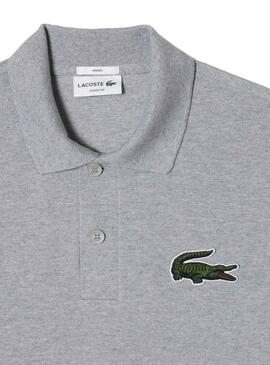 Polo Lacoste Loose Gris pour Homme et Femme