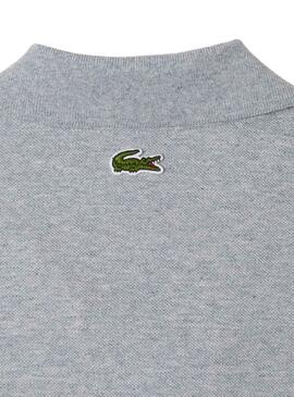 Polo Lacoste Loose Gris pour Homme et Femme