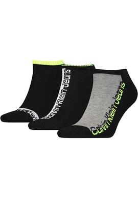 Chaussettes Calvin Klein Sneak Noire pour Homme