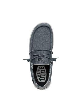 Baskets Hey Dude Wally H2O Gris pour Homme
