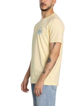 T-Shirt Klout No Plastic Jaune
