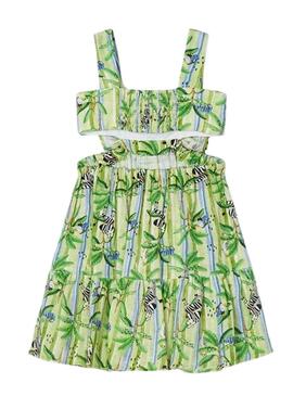 Robe Mayoral Cut Out Vert pour Fille