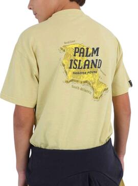 T-Shirt Mayoral Palm Island Jaune pour Garçon