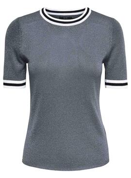 T-Shirt Only Kamilla Grey Femme