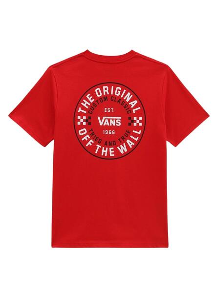 T shirt shop vans rouge