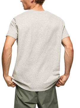 T-Shirt Pepe Jeans Ronell Gris pour Homme