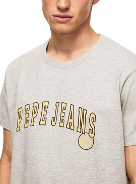 T-Shirt Pepe Jeans Ronell Gris pour Homme