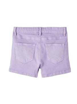 Shorts Name It Rose Lilas pour Fille