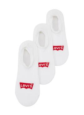 Pack de Chaussettes Levis Foot Blanc pour Homme