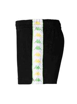 Short Kappa Treadyl Noire pour Femme