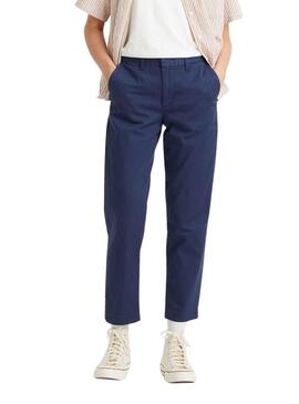 Pantalon Levis Essential Chino Bleu Marine pour Femme