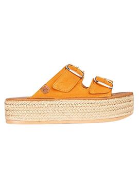 Sandales Popa Morell Serraje Orange pour Femme
