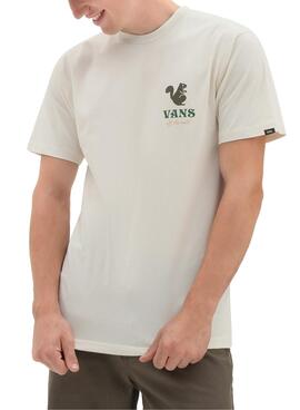 T shirt vans sales homme beige