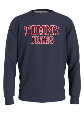 Sweat Tommy Jeans Entry Graphic Bleu Marine Homme