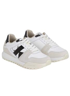 Baskets Calvin Klein Toothy Run dents Blanc Femme