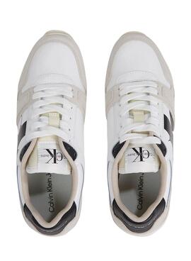 Baskets Calvin Klein Toothy Run dents Blanc Femme