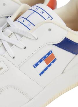 Baskets Tommy Jeans Premium Blanc pour Homme