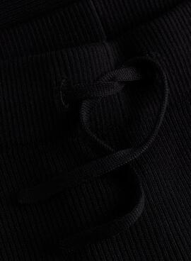 Pantalon Calvin Klein Badge Noire pour Femme