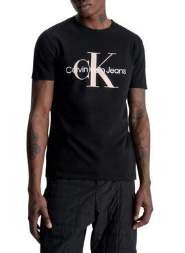 T-Shirt Calvin Klein Seasonal Noire pour Homme