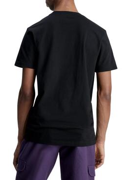 T-Shirt Calvin Klein Monologo Noire pour Homme