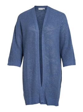 Veste Vila Poca Bleu pour Femme