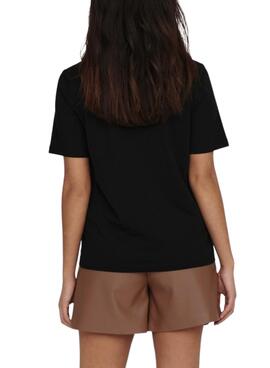 T-Shirt Only Lonely Noire pour Femme