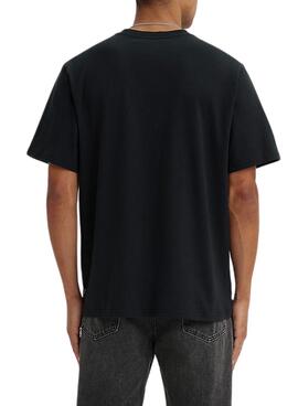 T-Shirt Levis Poster Noire pour Homme
