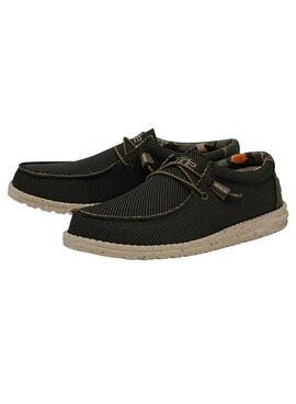 Baskets Hey Dude Wally Sox Noire pour Homme
