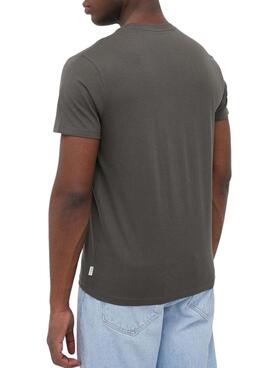 T-Shirt Pepe Jeans Ovingdean Gris pour Homme