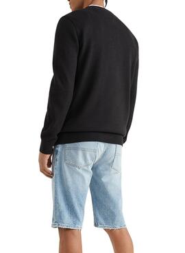 Sweat Tommy Jeans Light Noire pour Homme