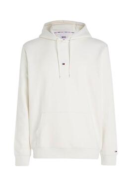 Sweat Tommy Hilfiger Tonal Blanc pour Homme