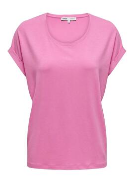 T-Shirt Only Moster Rosa pour Femme