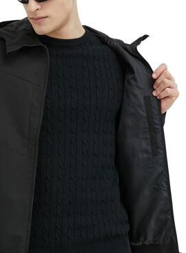 Veste Jack & Jones Snap Noire pour Homme