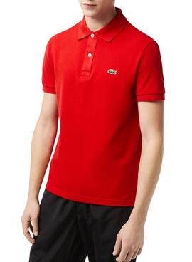 Polo Lacoste Basico Rouge Homme