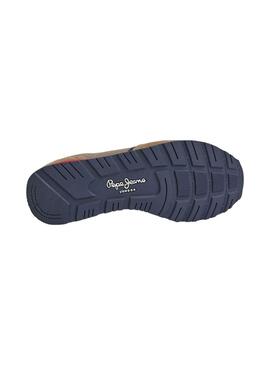 Baskets Pepe Jeans Brit Héritage Marron
