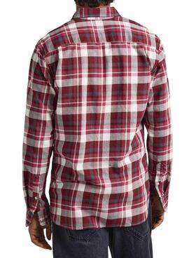 Chemise Pepe Jeans Cresson Rouge pour Homme