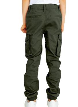 Pantalon Cargo Name It Ryan Vert pour Garçon