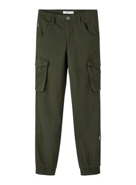 Pantalon Cargo Name It Ryan Vert pour Garçon