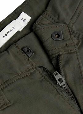 Pantalon Cargo Name It Ryan Vert pour Garçon