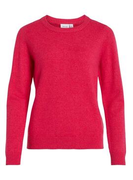 Pull Vila Viril Rosa pour Femme