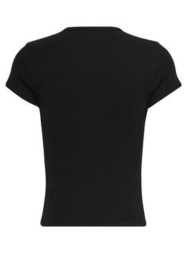 T-Shirt Tommy Jeans Essential Noire pour Femme