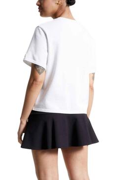 T-Shirt Tommy Jeans Modern Préparation Flag Blanc Femme